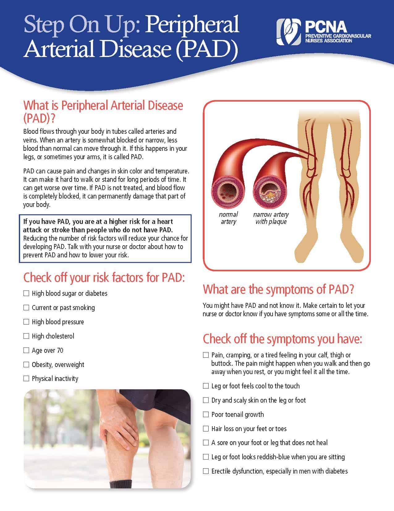 Peripheral Artery Disease Patient Education - PCNA