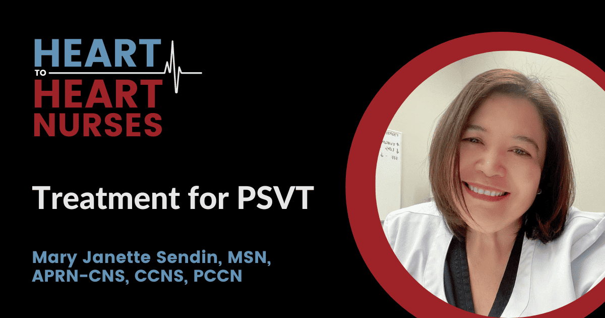 Treatment for PSVT - PCNA