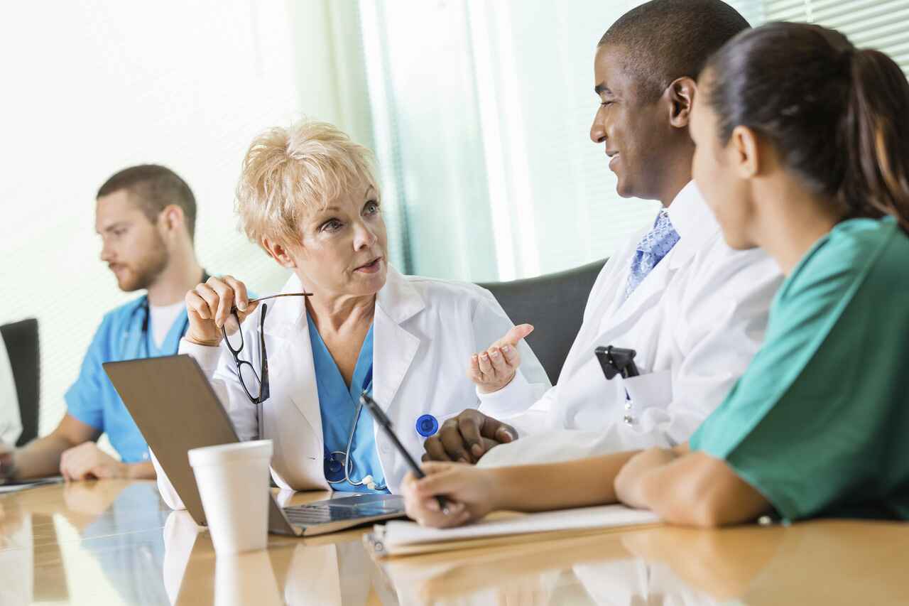 HCPs on conference table