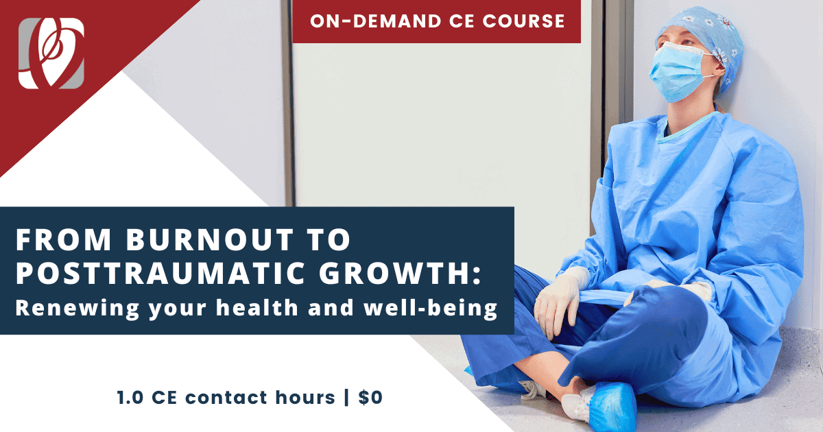 from Burnout to Posttraumatic Growth