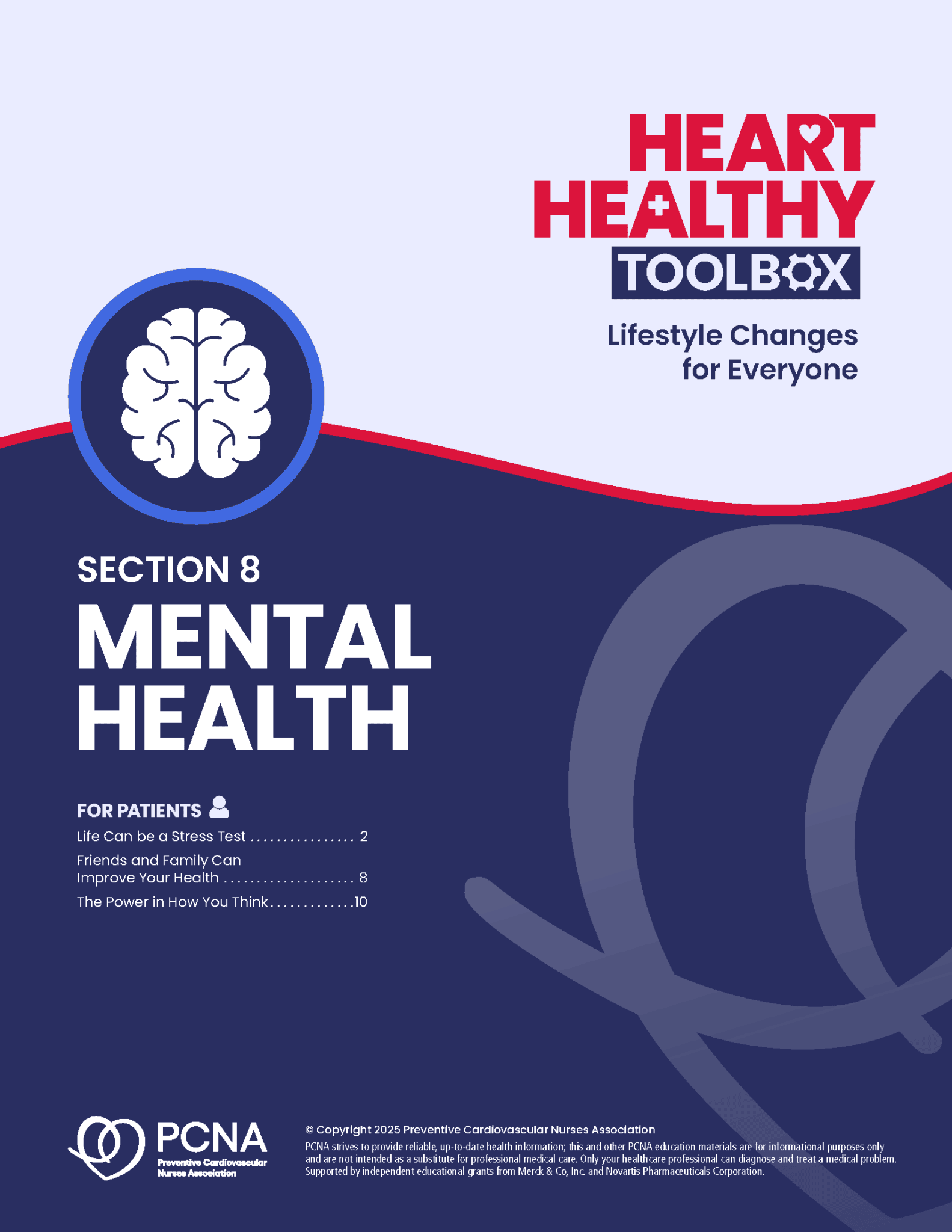 Mental Health – Heart Healthy Toolbox – PCNA